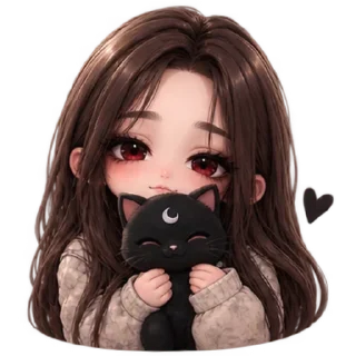 Telegram sticker 👍 Я улюблена
