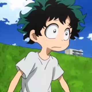 Video sticker ☘ - ᗷY @ahMshY 𓉮 . Izuku Midoriya ▶︎