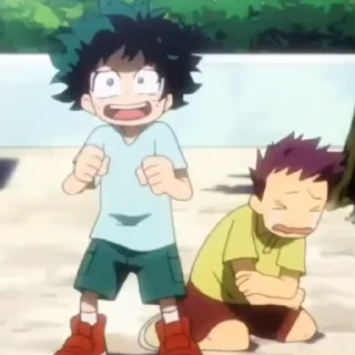 Video sticker ☘ - ᗷY @ahMshY 𓉮 . Izuku Midoriya ▶︎