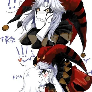 Telegram sticker 😚 The Freak Circus|Pierrot