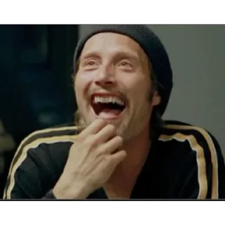 Video sticker 😂 Mads Mikkelsen @Nekostickerss