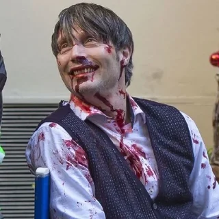 Telegram stiker 😁 Mads Mikkelsen @Nekostickerss