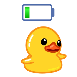 Telegram sticker 🔋 Duck | [@iStackme]