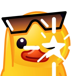 Telegram sticker 😎 Duck | [@iStackme]