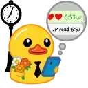Video sticker 😲 Duck | [@iStackme]