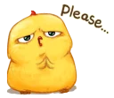 Telegram sticker 🐤 Cheez...z : Warbie & Yama