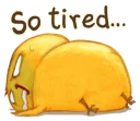Telegram sticker 🐤 Cheez...z : Warbie & Yama