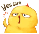 Telegram sticker 🐤 Cheez...z : Warbie & Yama