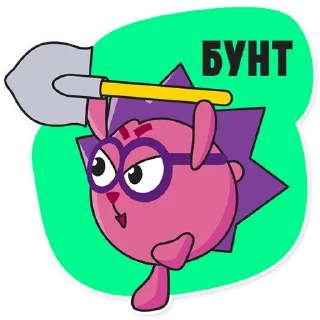 Video sticker 😡 Смешарики 2024 @smeshariki_news
