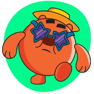 Telegram sticker 😎 Смешарики 2024 @smeshariki_news