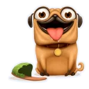 Video sticker 😛 Мопс Халк