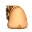 Telegram sticker 😒 Мопс Халк