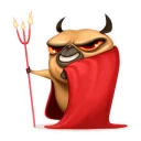 Telegram sticker 😡 Мопс Халк