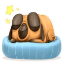 Telegram sticker 😴 Мопс Халк