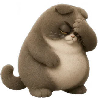 Telegram sticker 🤦‍♂ Сердитый Мокко @Nyasticks