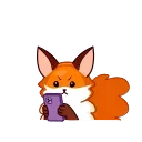 Video sticker 😨 Red Fox