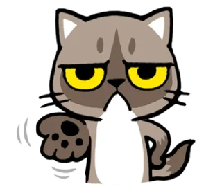 Telegram stiker 😒 meow zhua zhua @noustiker