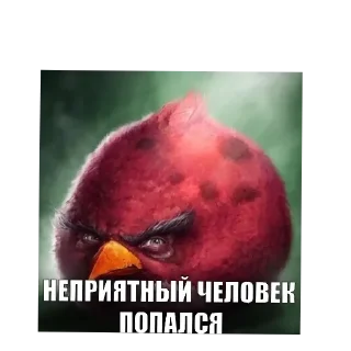 Telegram sticker 🖼 Неприятный человек попался