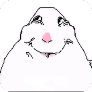 Telegram sticker 🫥 хомяки для максима