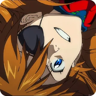 Telegram sticker 😁 Evangelion ‣ @animestickersii @pinterest_to_stickerbot