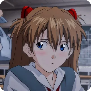 Video sticker 🥺 Evangelion ‣ @animestickersii @pinterest_to_stickerbot
