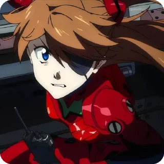 Telegram sticker 😬 Evangelion ‣ @animestickersii @pinterest_to_stickerbot