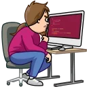 Telegram sticker ⚠️ @JNS_BOTS @JintoNS