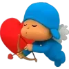 Video sticker 👼 pocoyo ➜ @emoji1