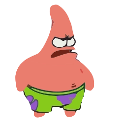 Telegram sticker 🤬 Patrick @TGRstickers