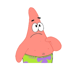 Telegram sticker 🤔 Patrick @TGRstickers