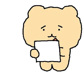 Telegram stiker 💬 망그러진 곰 4 By @KakaoEmoticon)