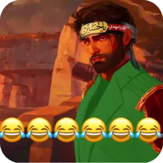 Telegram sticker 🧔 پک تخمی