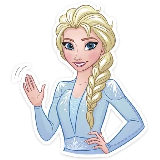 Sticker 👋 Холодное Сердце 2  @TgSticker