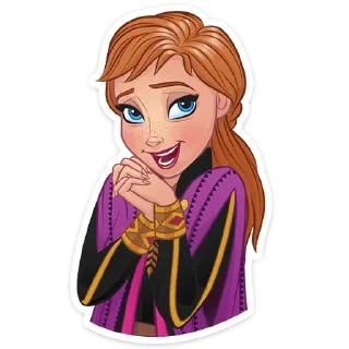 Telegram sticker ☺️ Холодное Сердце 2  @TgSticker