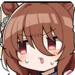 Telegram sticker 😰 agnes tachyon od @kruisbeeld