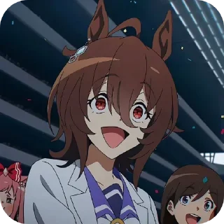 Telegram sticker ❤ agnes tachyon od @kruisbeeld