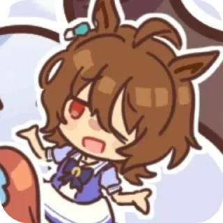 Telegram sticker 👍 agnes tachyon od @kruisbeeld