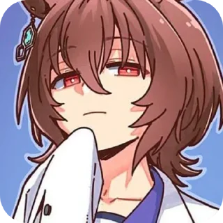 Telegram sticker 🤔 agnes tachyon od @kruisbeeld