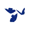 Sticker 🕊️ – blue. @orphssum
