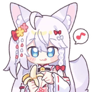 Video sticker 🍌 夜璃_巫女&女仆
