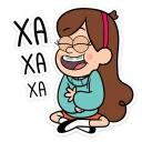 Telegram sticker 🤣 Мэйбл Пайнс :: @stickroom