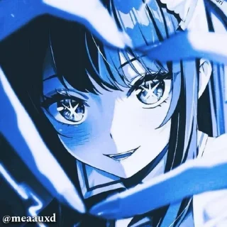 Telegram sticker 🌟 𝗕𝗹𝘂𝗲💙 @meaauxd @meaauchan @urm :: @fStikBot