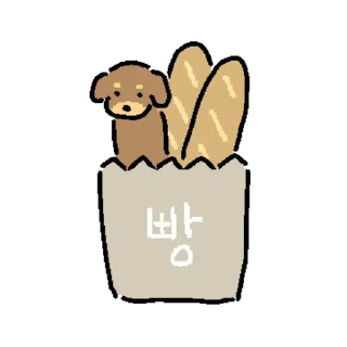 Telegram sticker 👍 @KakaoEmoji 쏘세지 귀여워
