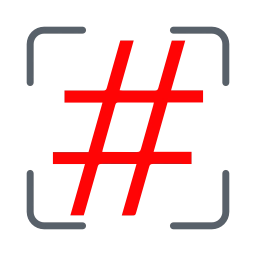 Sticker #️⃣ Scan Red @emoji_awwww