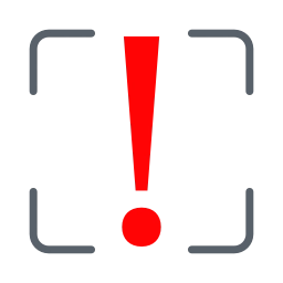 Sticker ❗️ Scan Red @emoji_awwww