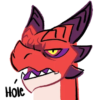 Telegram sticker 🐲 Faessi!