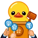 Video sticker 👨‍⚖ @GiftNews Emoji