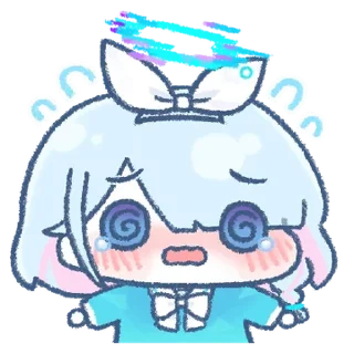 Телеграм стикер 💬 블루 아카이브 0.5주년 페스티벌 By @KakaoEmoticon
