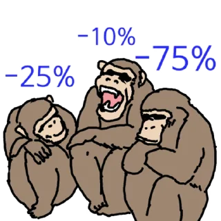 Video sticker ⭐ 침팬지의 무지성 주식 매매법 @manbull_sticker_bot