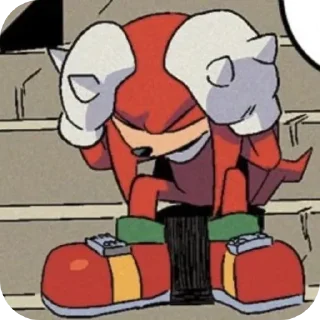 Sticker 😔 Knuckles |@ Zephyriho